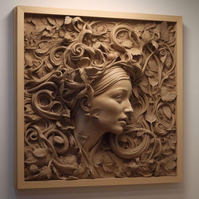 نموذج ثلاثي الأبعاد لآلة CNC 3D Art 